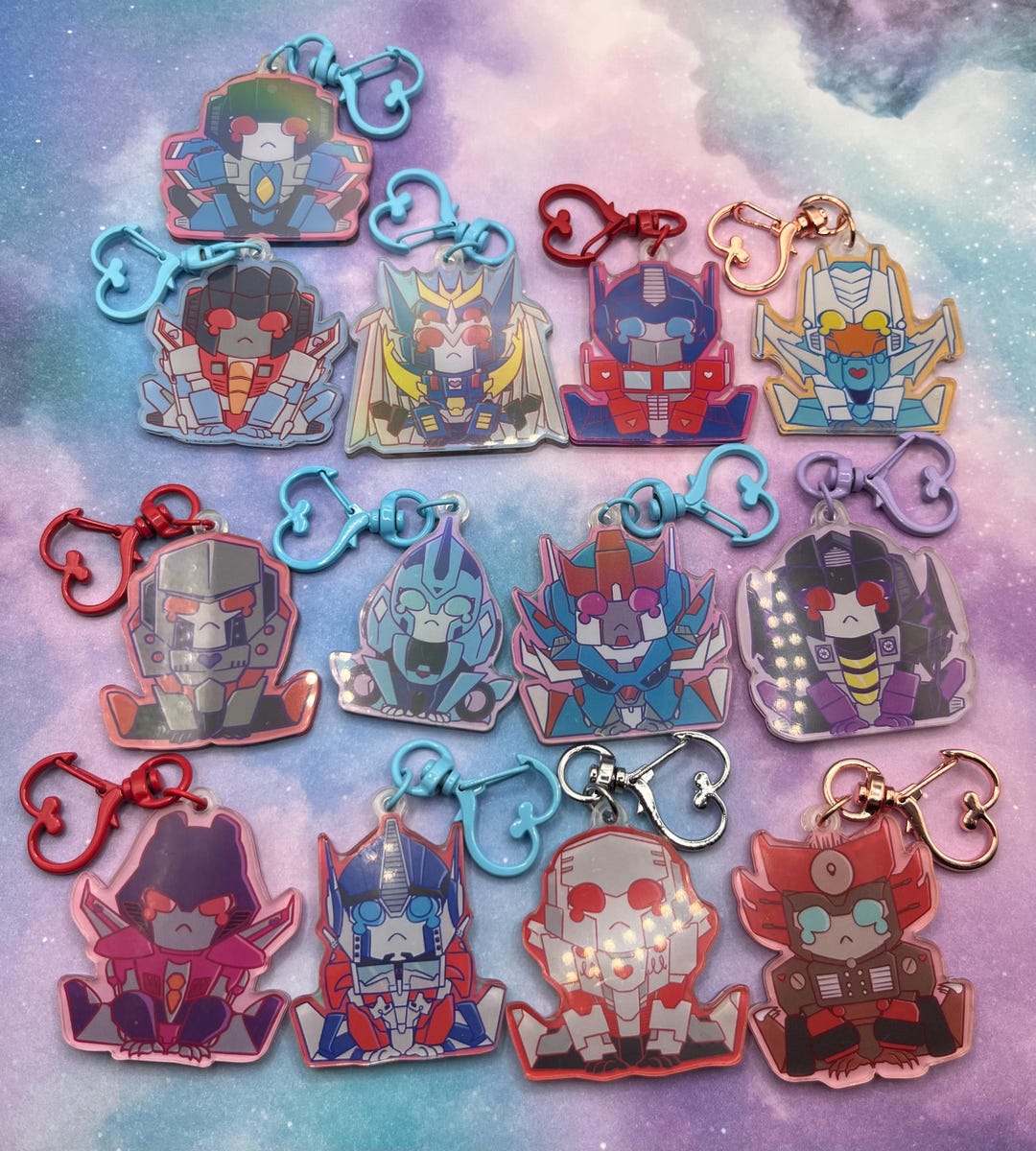Tfp Keychains TF Crybaby Keychain W/color Border - Etsy