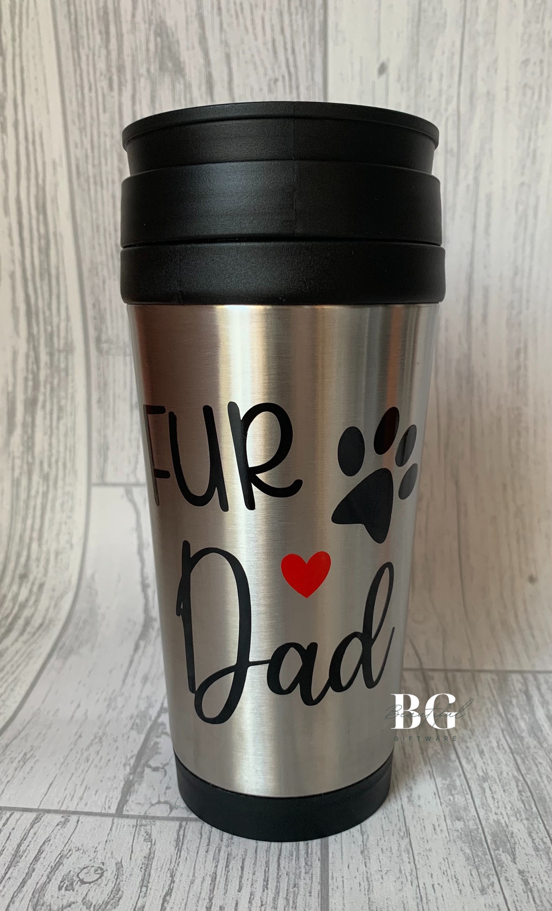 Father's day personalized thermal mug personalised Fur Etsy