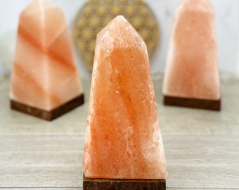 Himalayan Salt Lamp - Natural Crystal Night Light - Salt Lamp Tower - (WRHS2-SLTLMPTWR)