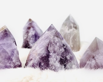 Amethyst Ametrine Semi Polished Points - By Weight (Point-11)