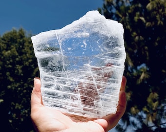 Piastra Di Ricarica In Selenite - 14.5cm Diametro, Per Cristalli E Gioielli, Naturale - Foto 10