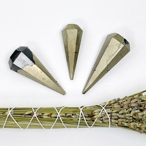 Pyrite Pendulum Point -  (10Brownshelf-107-B)