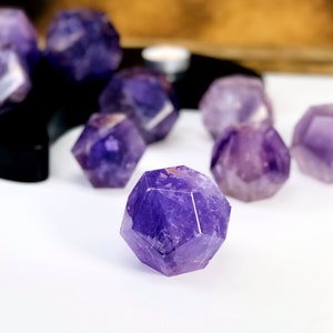Amethyst Dodecahedron Stones - By Weight