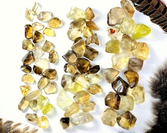 Citrine - Tumbled Polished Natural Citrine - By Weight (RK24)