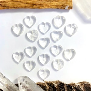 Crystal Quartz Heart Shaped Stone
