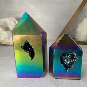 Rainbow Titanium Coated Point - You Choose -