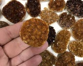 Citrine Cluster - Natural Raw Citrine Cluster Power Stone- Chakra - Feng Shui - Reiki - Alter -Natural Stones (OB8B22)