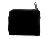 Black Velvet Gemstone Zipper Carrying Bag - Great Gift Bag Protection for your Stones (BR-08)