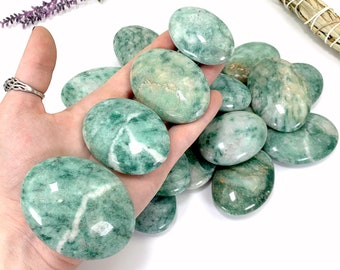 Fuchsite Palm Stones