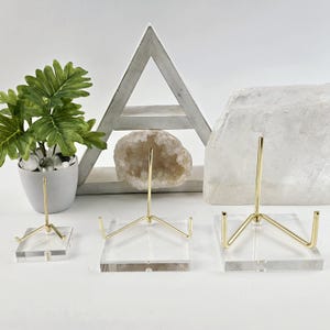 Crystal Display Stand - Acrylic Crystal Holder- Feng Shui - Crystal Decor