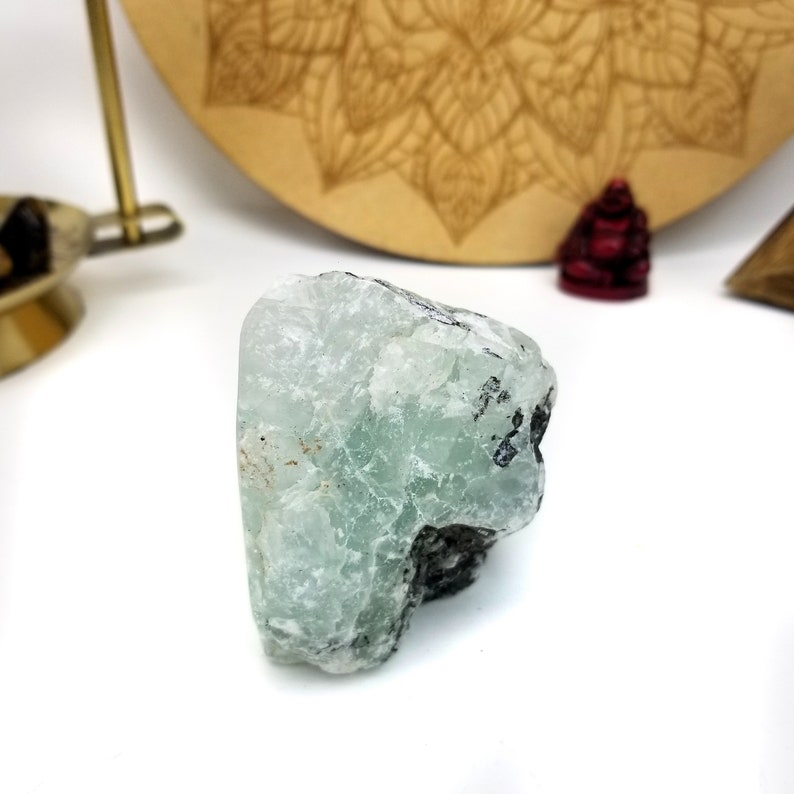 Fluorite Stone Chunk Semi-polished WRHS2-S3-45 OOAK