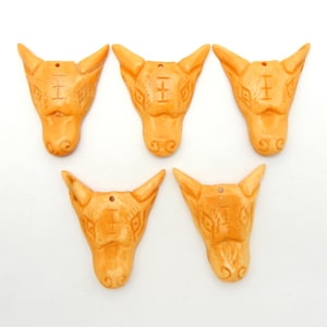 Hueso de vaca novillo, cabeza de búfalo (RK36B24-04)