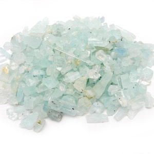 5-20 Grams Aquamarine Crystals Stone- Aquamarine By Weight 5-20 Gram bags Natural Aquamarine (RK37B1-03)
