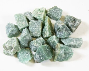 Cristales de cuarzo verde - Bolsa de 1 libra - Piedras brutas a granel - Minerales al por mayor