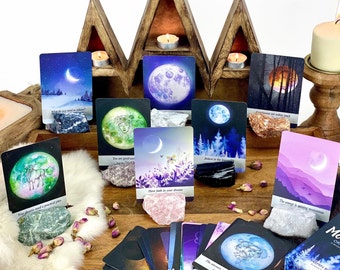 Natural Stone Card Holder – Crystal Tarot Display, Photo Stand