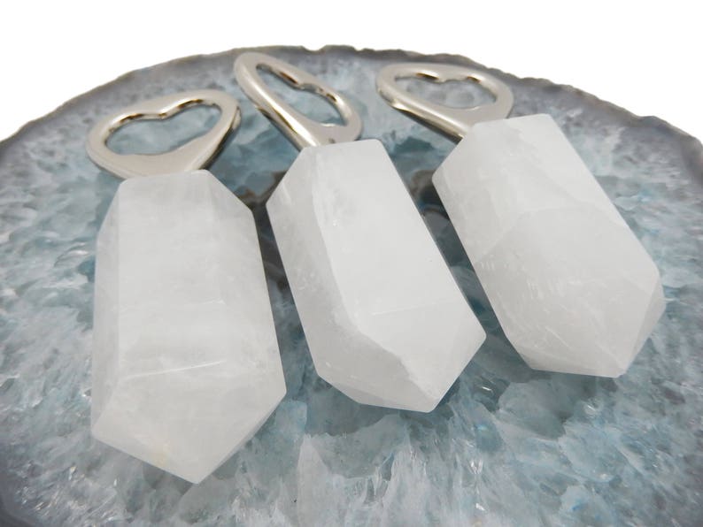 Clear Quartz Cutlery- Crystal Collection Feng Shui Crystal Quartz Bottle Opener RK145B15