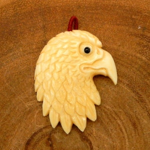 Eagle Head Bone Top Drilled Bead Unique Jewelry Supply Limited Stock