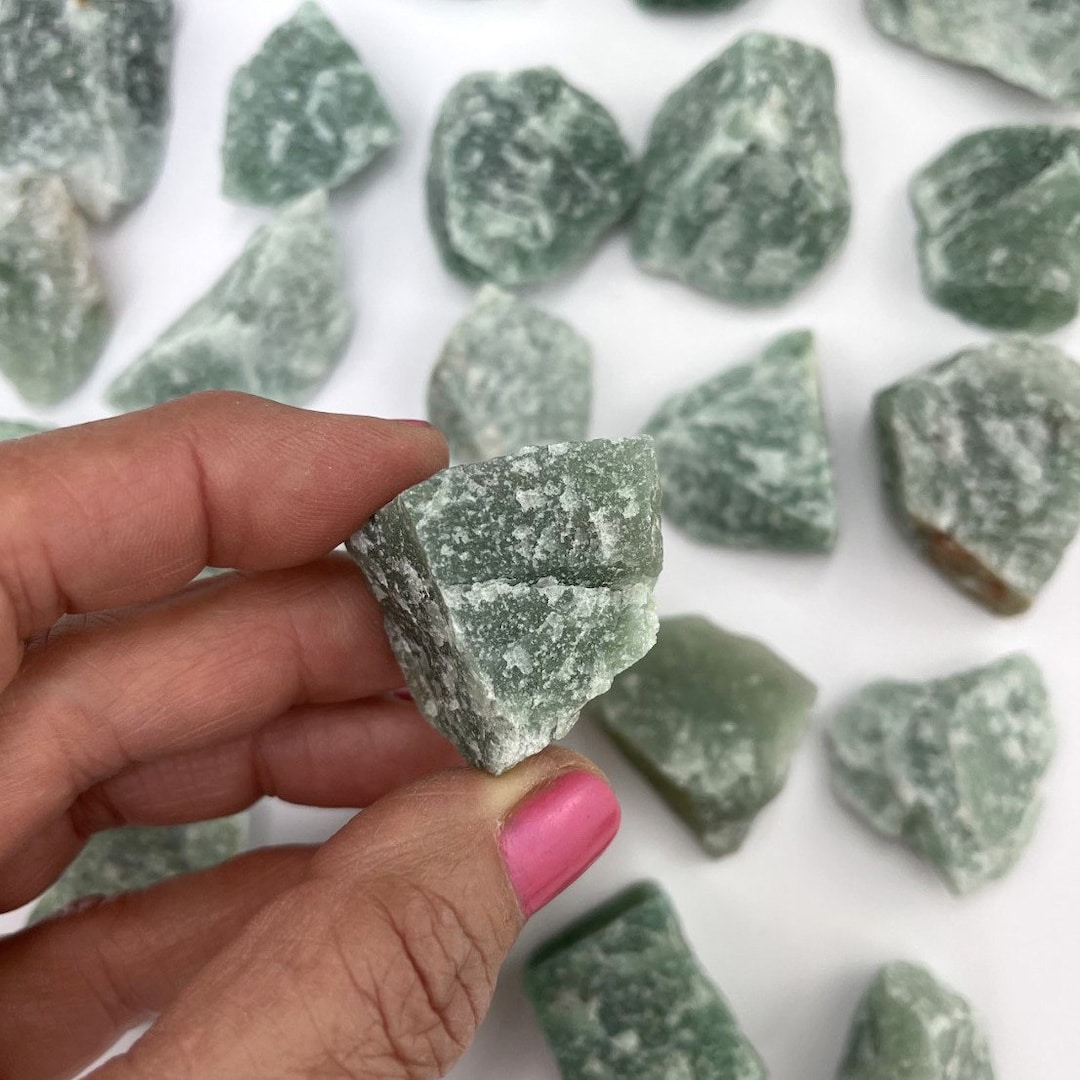 Green Quartz Natural Stone Rough Crystal Wholesale Crystals Etsy