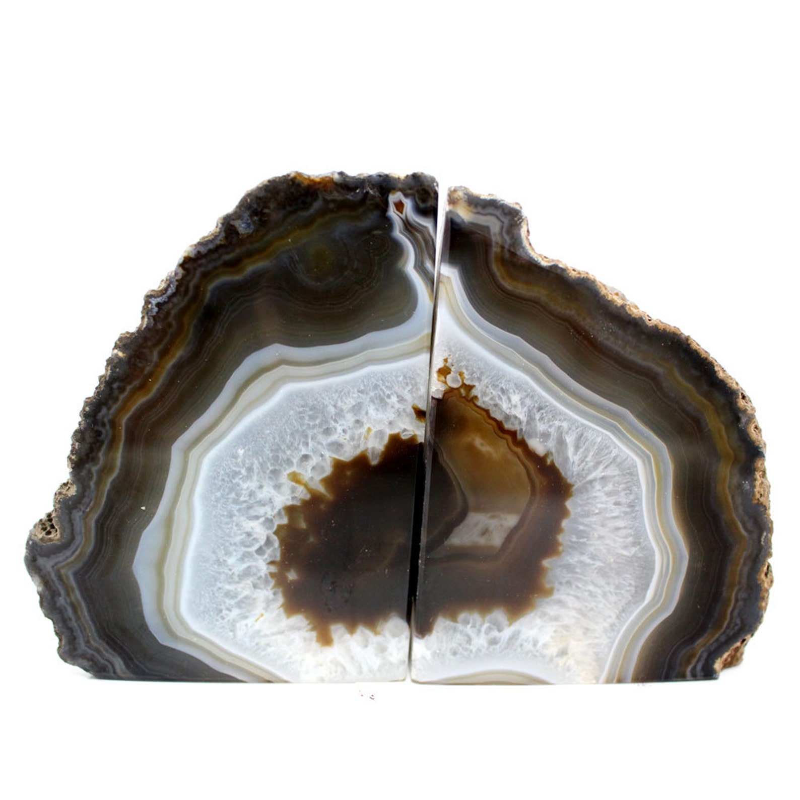 natural agate bookends natural agate bookends