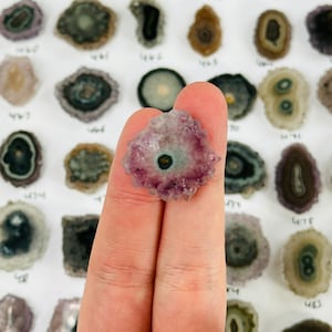 Amethyst Stalactite Slices YOU CHOOSE Crystals Wire Wrapping Cabochon Minerals