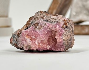 Pink Colbalto Calcite Crystal Cluster Rare Mineral Find Crystal Collector