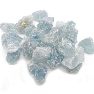 Raw Celestite Crystals Rough Stones - High Vibration Stone - Minerals - Wire Wrapping - Metaphysical