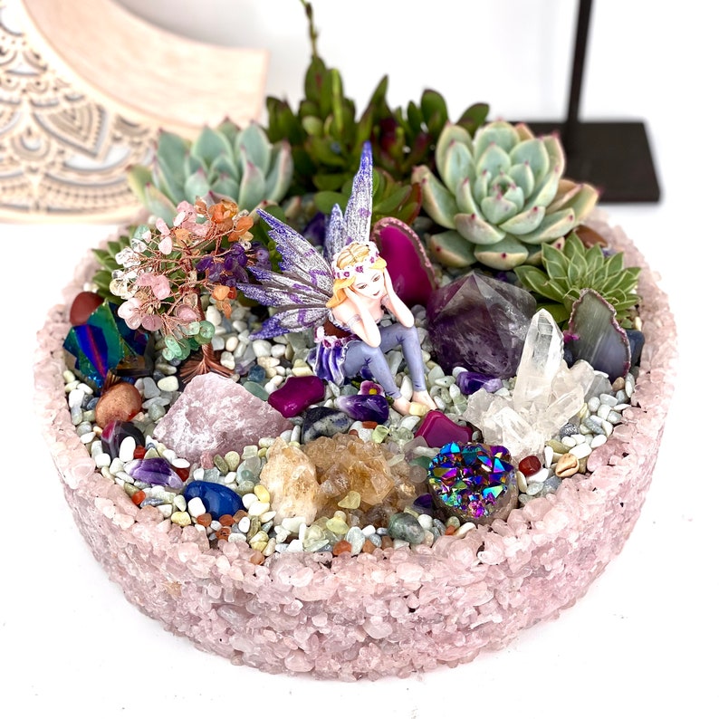 Tumbled Stone Bowl - Custom Handmade Tray With Natural Polished Stones ...