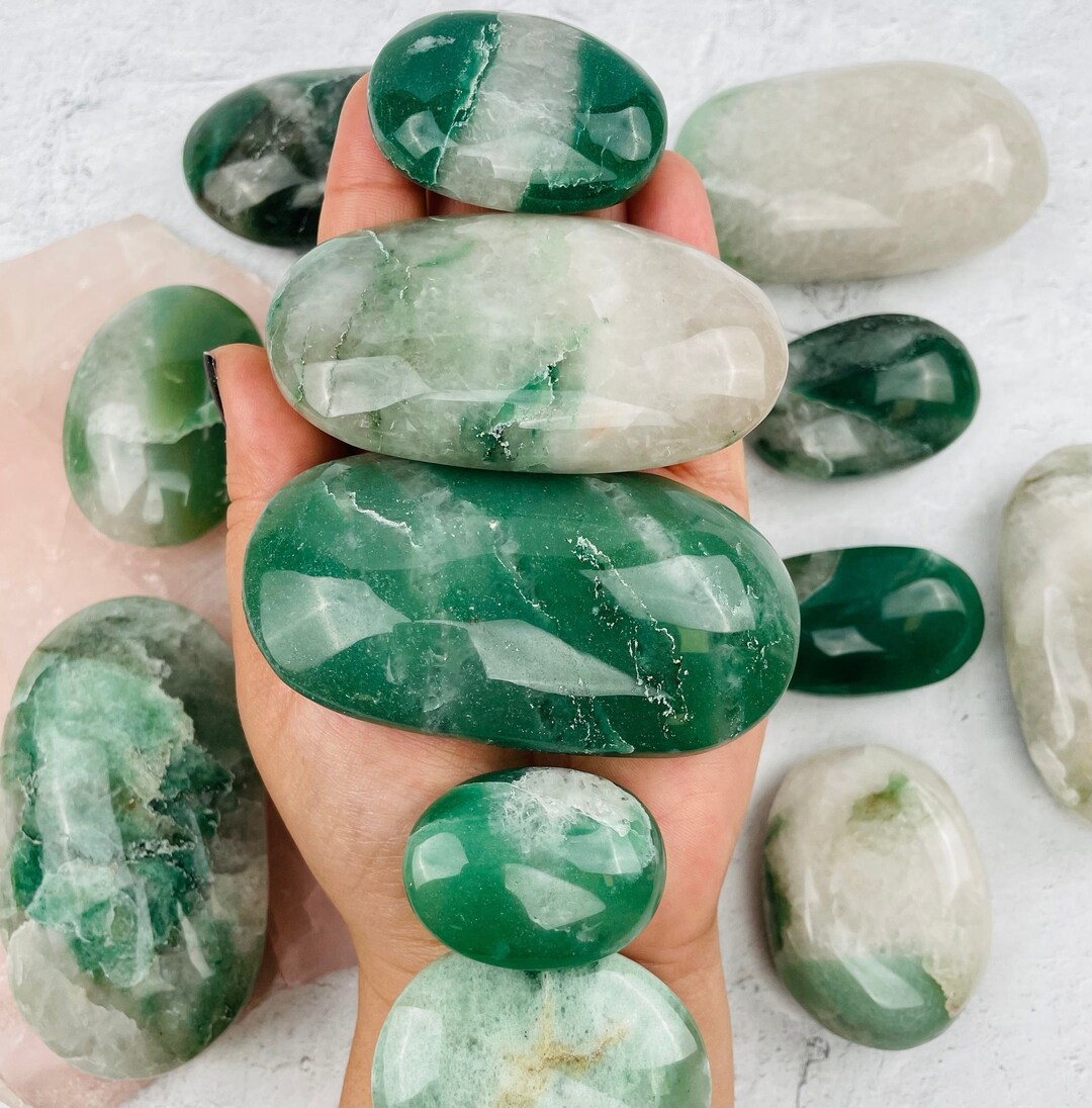 Green and White Quartz: Nature’s Elegant Mineral Masterpiece