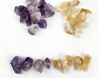 Amethyst or Citrine (Golden Amethyst) By the Piece
