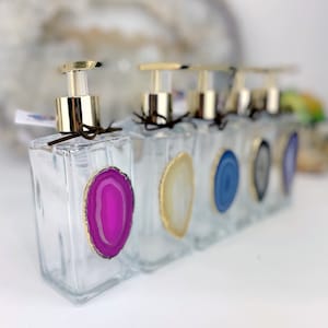 Agate Crystal Soap Dispensers