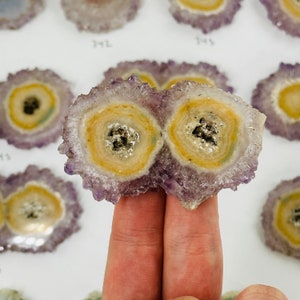 Amethyst Stalactite Slices YOU CHOOSE