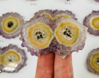 Amethyst Stalactite Slices YOU CHOOSE