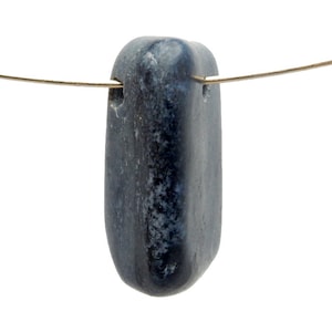 Sodalite Beads - Tumbled Stone Side Drilled Bead (RK37B6-01)