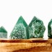 Green Aventurine Semi Polished Points - By Weight (Point-08)