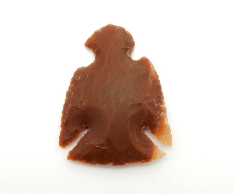 Eagle Shaped Bird Jasper 2 Inch Arrowhead Perfect for Wire Wrapping Bulk Of 10 - RK163B9 Jasper Eagle Cabochon