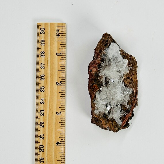 メキシコ産ヘミモルファイト原石、希少なクリスタルクラスター（フリー