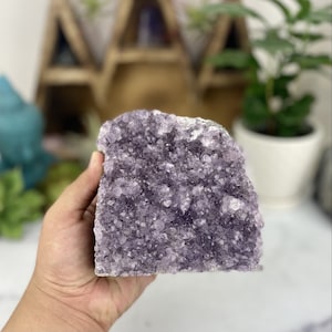 Amethyst Crystal Cut Base Stone - OOAK - (DOOAK-S38-32)