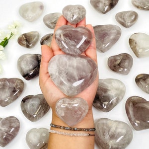 Super Seven stone Crystal Hearts - Polished Hearts - By Weight