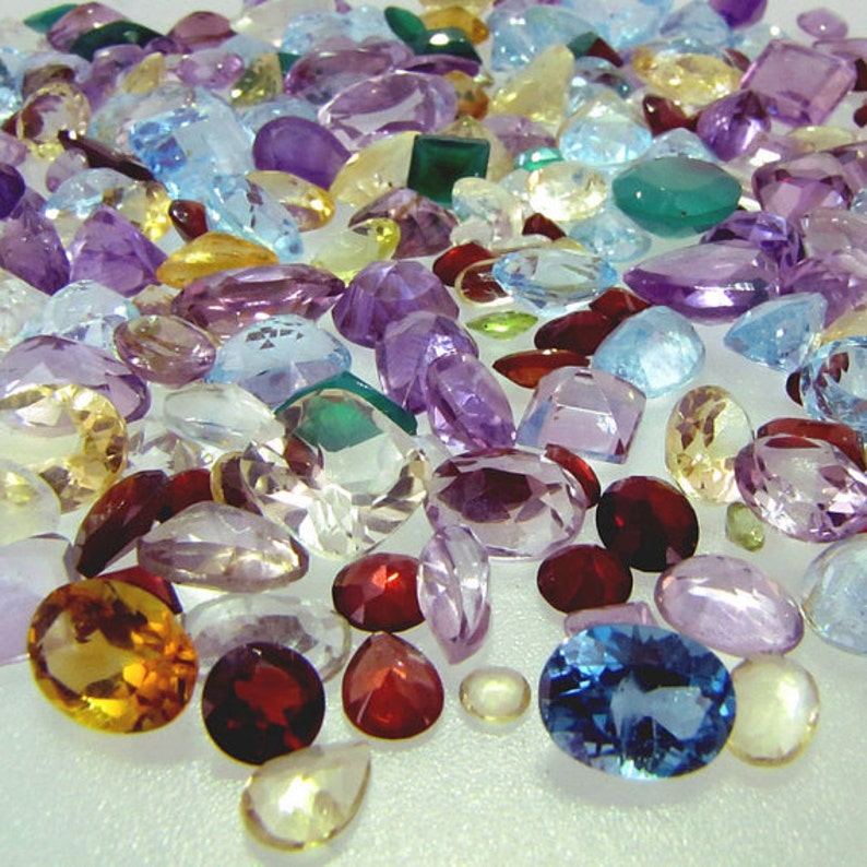Gemstone Mixed Lot Wholesale loose stones You pick carat Etsy