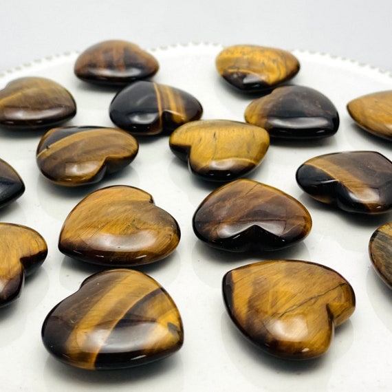 Tigers eye hot sale heart shaped stone