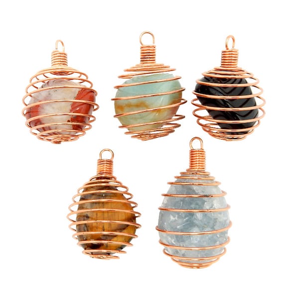 Wire Cage for Crystals Etsy