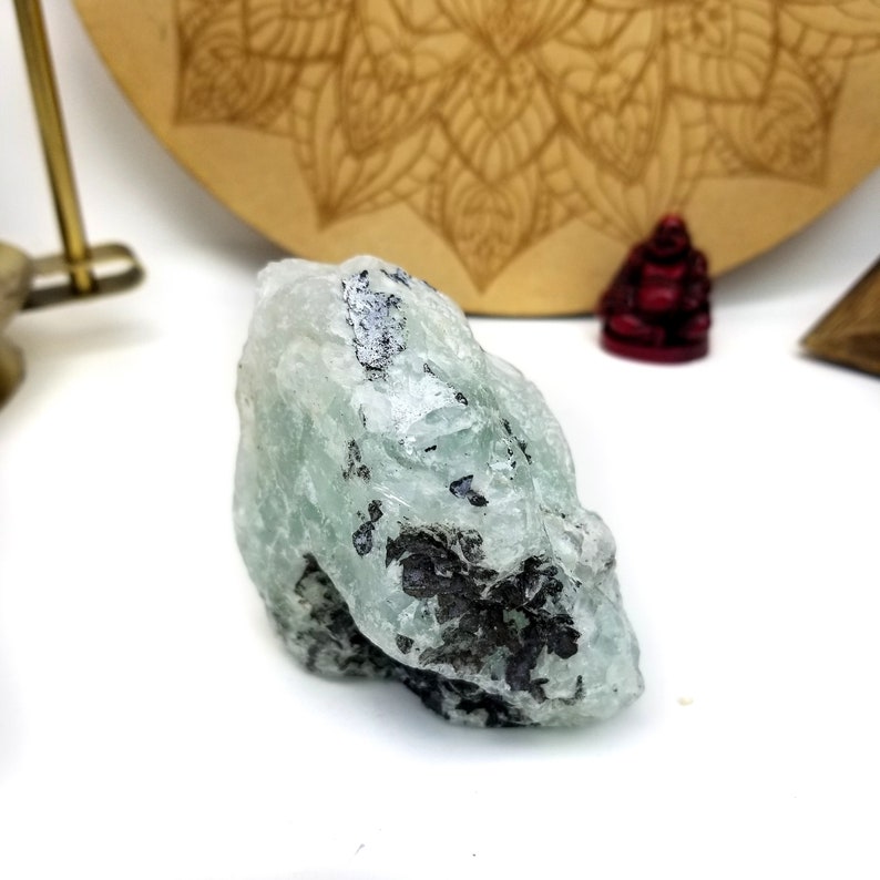 Fluorite Stone Chunk Semi-polished WRHS2-S3-45 OOAK