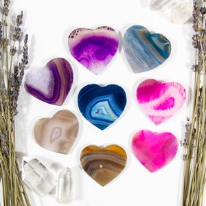 Agate Heart Shaped Cabochon (HRTS-S1)