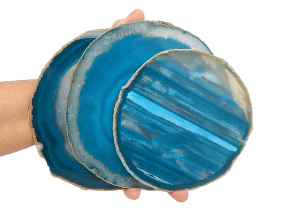 NEW 1pce 5-9cm Agate Slices Colour Size Selected at Random NEW 1pce 5-9cm Agate Slices Colour Size Selected at Random