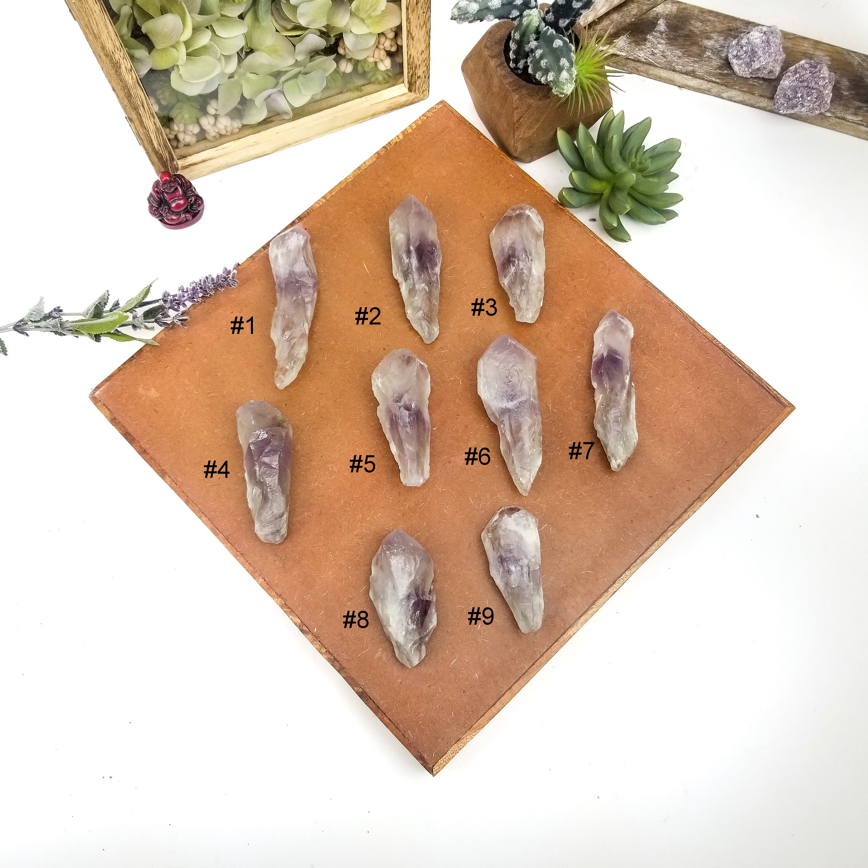 Raw Amethyst Point - Extra Quality Rough Crystal (4-3