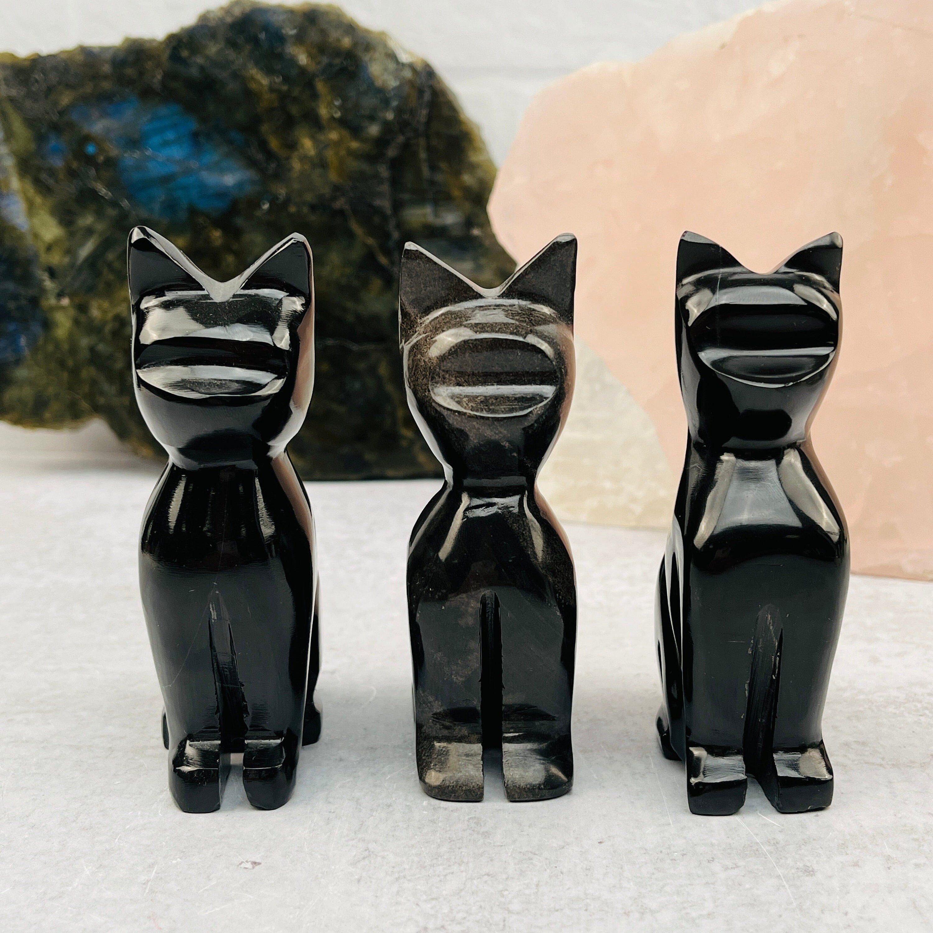 Black Onyx Cat- Polished Stone Kitty - (LBS0-S2-B3) - Etsy