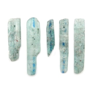 Raw Blue/Green Kyanite Amazing Top Center Drilled Bead 1, 10, 20 or 50 pieces (RK36B30-04)