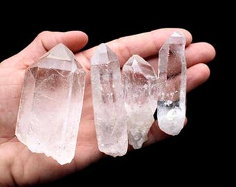 Crystal Point 5-8cm - Grade A - Brazilian Crystals - Jewelry supplies - Wire Wrapping - Chakra Crystals