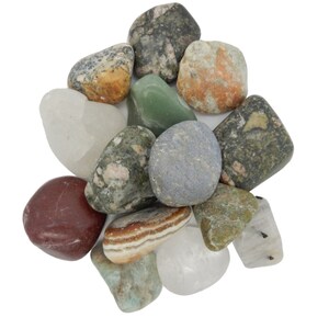 Natural Tumbled Gemstones SET Tumbled Stones Jewelry supplies Arts and Crafts RK200B0X65 image 5