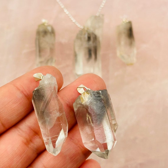 Rare Lithium Quartz Pendants Rare Lithium Quartz Pendants